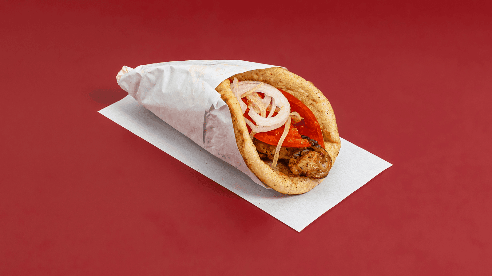 Πίτα με καλαμάκι χοιρινό BEEFTEKOPOLIS